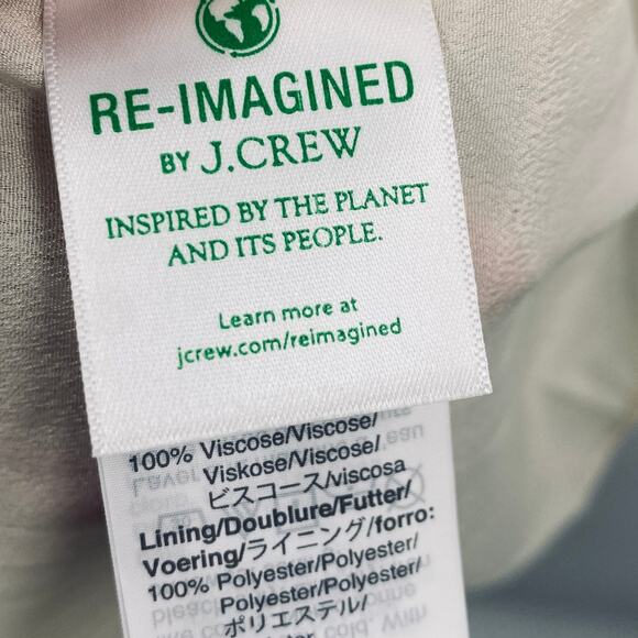 J Crew Puff Sleeve Floral Maxi Dress Tiered Smocked Waist Teal White Pink 2 - Picture 7 of 10